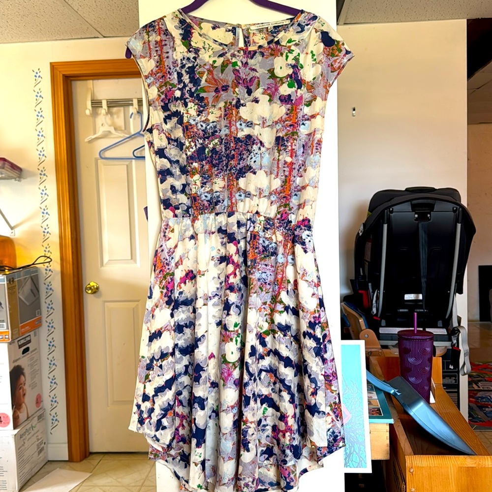 Woman’s flowing dress